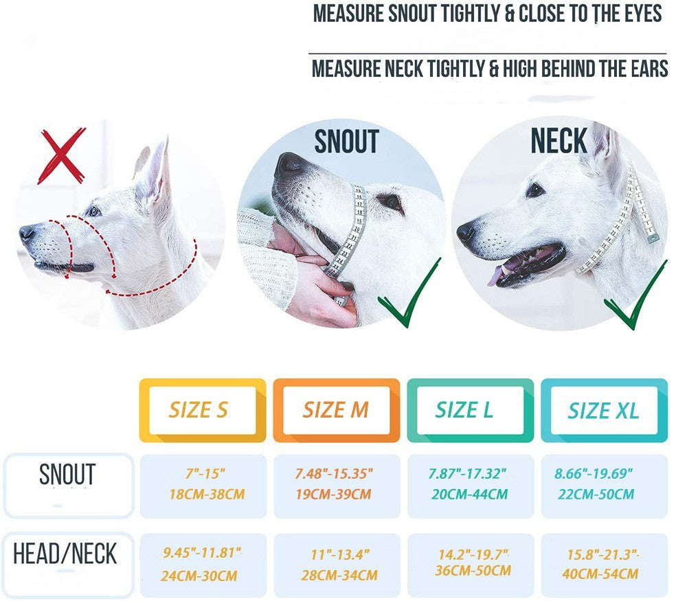 BarkBlock™ Adjustable Nylon Dog Muzzle