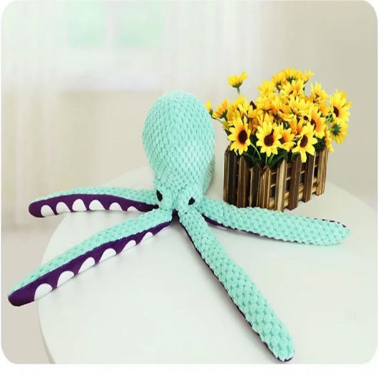 Squeaktopus™ Dog Toy – Wiggle, Tug, and Squeak Fun