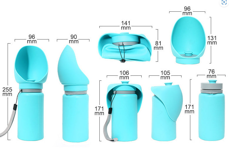 AquaPup™ Foldable Pet Water Bottle