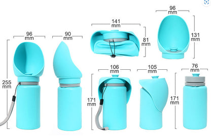 AquaPup™ Foldable Pet Water Bottle