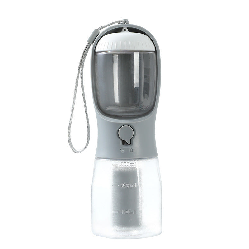 GoSip™ 3-in-1 Pet Bottle – Feeder, Dispenser & Waste Bag
