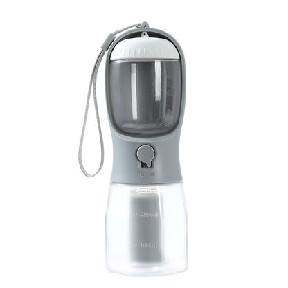 GoSip™ 3-in-1 Pet Bottle – Feeder, Dispenser & Waste Bag