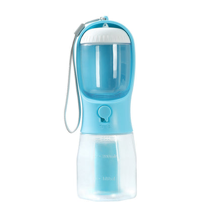 GoSip™ 3-in-1 Pet Bottle – Feeder, Dispenser & Waste Bag