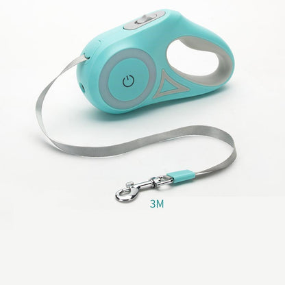 GlowWalk™ Retractable Leash Set with Collar