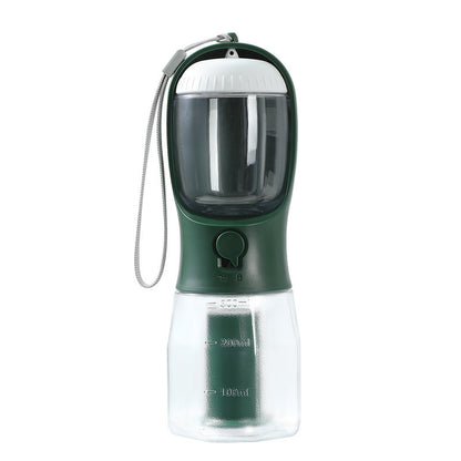 GoSip™ 3-in-1 Pet Bottle – Feeder, Dispenser & Waste Bag