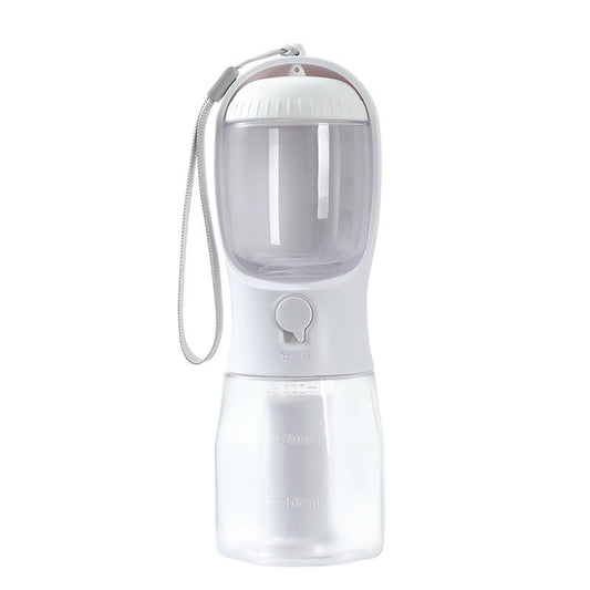 GoSip™ 3-in-1 Pet Bottle – Feeder, Dispenser & Waste Bag