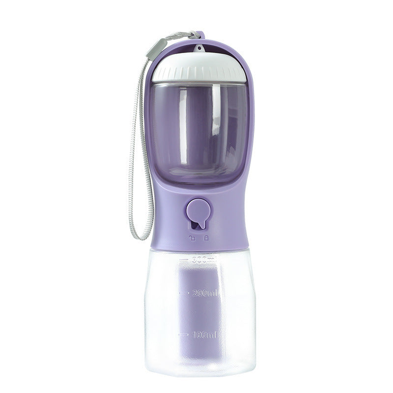 GoSip™ 3-in-1 Pet Bottle – Feeder, Dispenser & Waste Bag