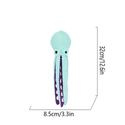 Squeaktopus™ Dog Toy – Wiggle, Tug, and Squeak Fun