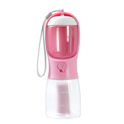 GoSip™ 3-in-1 Pet Bottle – Feeder, Dispenser & Waste Bag