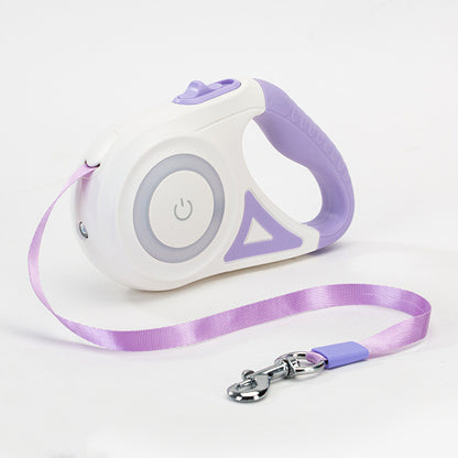 GlowWalk™ Retractable Leash Set with Collar